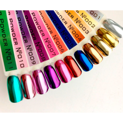 Mirror Powder N°008 (Polvo efecto espejo), Color Rosa fucsia, Komilfo, 0,5gr