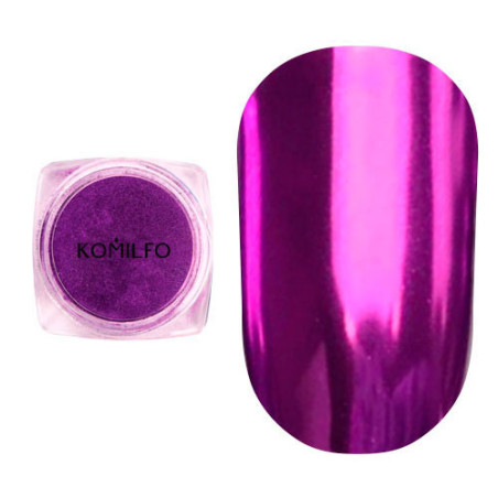Mirror Powder N°008 (Polvo efecto espejo), Color Rosa fucsia, Komilfo, 0,5gr