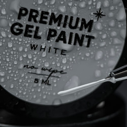 Premium Gel Paint White No Wipe Nailsoftheday, 5ml