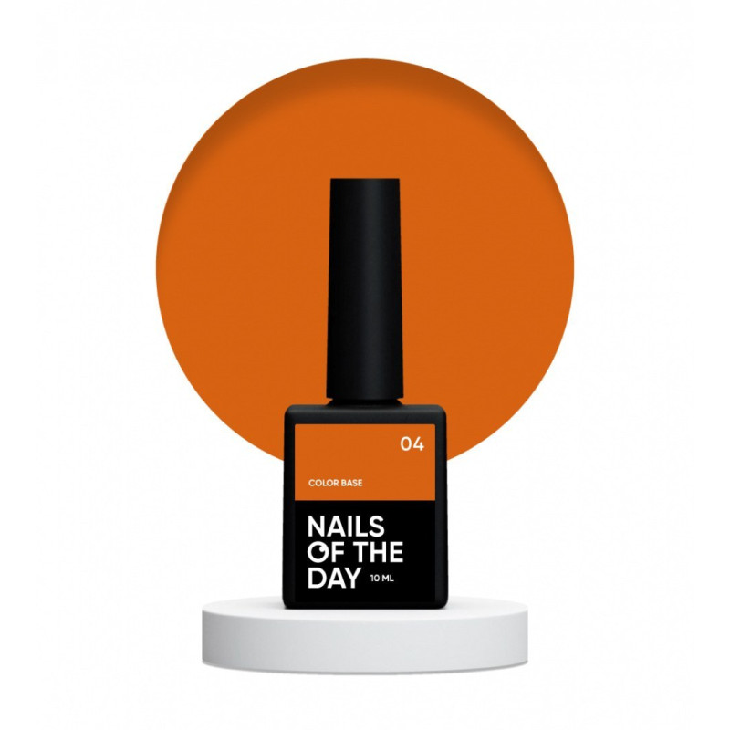 Color Base 04 Nails of the day, naranja zanahoria,10ml