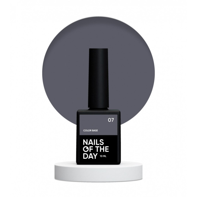 Color Base 07 Nails of the day, gris grafito,10ml