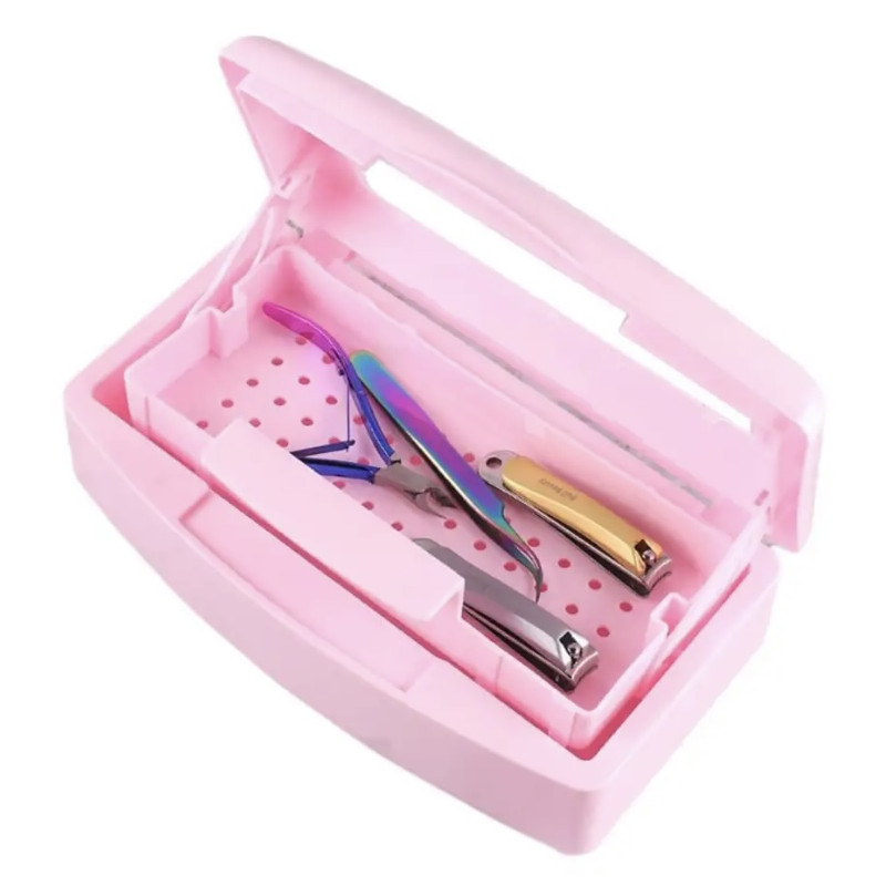 Contenedor plástico para esterilización y desinfección de heramientas, 500ml, 1 ud