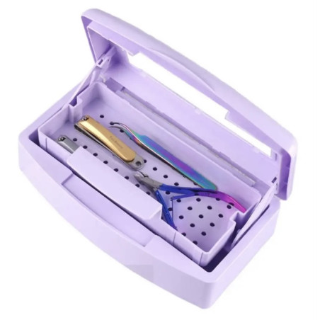 Contenedor plástico para esterilización y desinfección de heramientas, 500ml, 1 ud