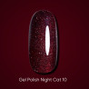 Esmalte Semipermanente Ojo de gato 10, Night Cat Reflectante Dark, 6ml