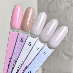 Top Shine 07 DARK, con shimmer sin capa adhesiva, 10ml