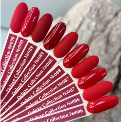 Esmalte Semipermanente D087 Rojo Oscuro, Komilfo, 8 ml