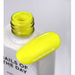 Esmalte Semipermanente Let's special Banana NAILSOFTHEDAY, amarillo neón, 10ml