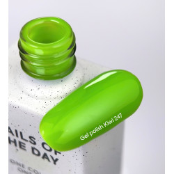 Esmalte Semipermanente Let's special Kiwi NAILSOFTHEDAY, verde neón, 10ml
