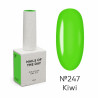 Esmalte Semipermanente Let's special Kiwi NAILSOFTHEDAY, verde neón, 10ml