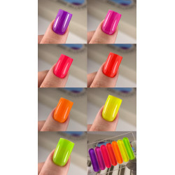 Esmalte Semipermanente Let's special Watermelon NAILSOFTHEDAY, rojo coral intenso, 10ml