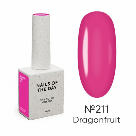 Esmalte Semipermanente Let's special Dragonfruit NAILSOFTHEDAY, rosa fucsia, 10ml