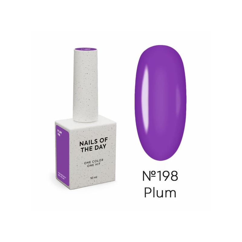 Esmalte Semipermanente Let's special Plum NAILSOFTHEDAY, ciruela violeta, 10ml