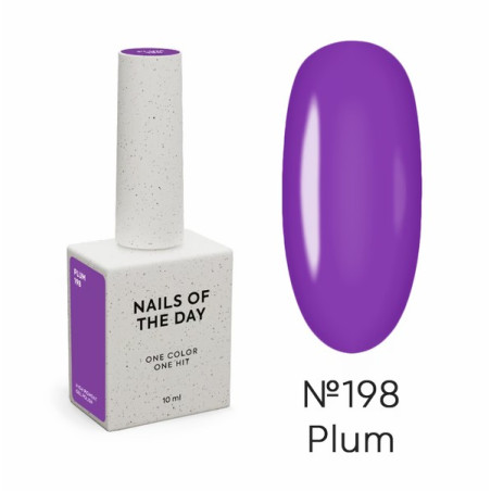 Esmalte Semipermanente Let's special Plum NAILSOFTHEDAY, ciruela violeta, 10ml