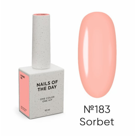 Esmalte Semipermanente Let's special Sorbet NAILSOFTHEDAY, melocotón suave, 10ml
