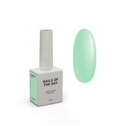 Esmalte Semipermanente Let's special Maldives NAILSOFTHEDAY, verde menta cálido, 10ml