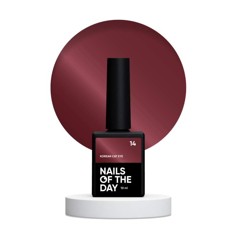 Esmalte semipermanente Korean Cat Eye 14 "Ojo de gato" NAILSOFTHEDAY, 10 ml