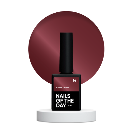 Esmalte semipermanente Korean Cat Eye 14 "Ojo de gato" NAILSOFTHEDAY, 10 ml