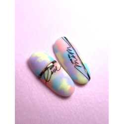 Placa Stamping DARK 13 Inscripciones y Lineas, (Pequeña)