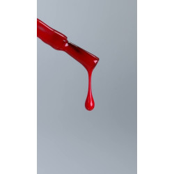 Color Top 06 NAILSOFTHRDAY, top de color clásico rojo intenso, sin capa adhesiva,10ml