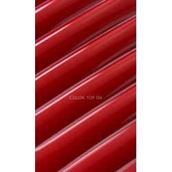 Color Top 06 NAILSOFTHRDAY, top de color clásico rojo intenso, sin capa adhesiva,10ml
