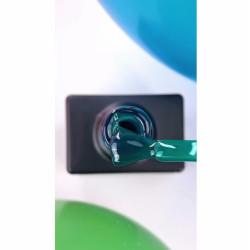 Color Top Vitrage 13 NAILSOFTHRDAY, top de color azul marino translúcido, sin capa adhesiva,10ml