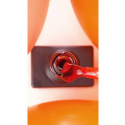 Color Top Vitrage 14 NAILSOFTHRDAY, top de color Caramelo translúcido, sin capa adhesiva,10ml