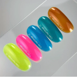 Color Top Vitrage 17 NAILSOFTHRDAY, top de color Chocolate Oscuro translúcido, sin capa adhesiva,10ml