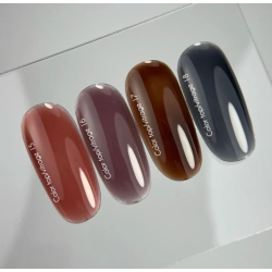 Color Top Vitrage 14 NAILSOFTHRDAY, top de color Caramelo translúcido, sin capa adhesiva,10ml