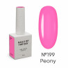 Esmalte Semipermanente Let's special Peony 199 NAILSOFTHEDAY, Rosa cálido intenso, 10ml