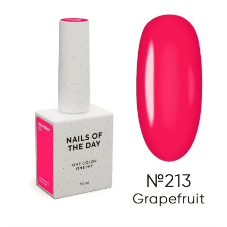 Esmalte Semipermanente Let's special Grapefruit NAILSOFTHEDAY, frambuesa neón, 10ml