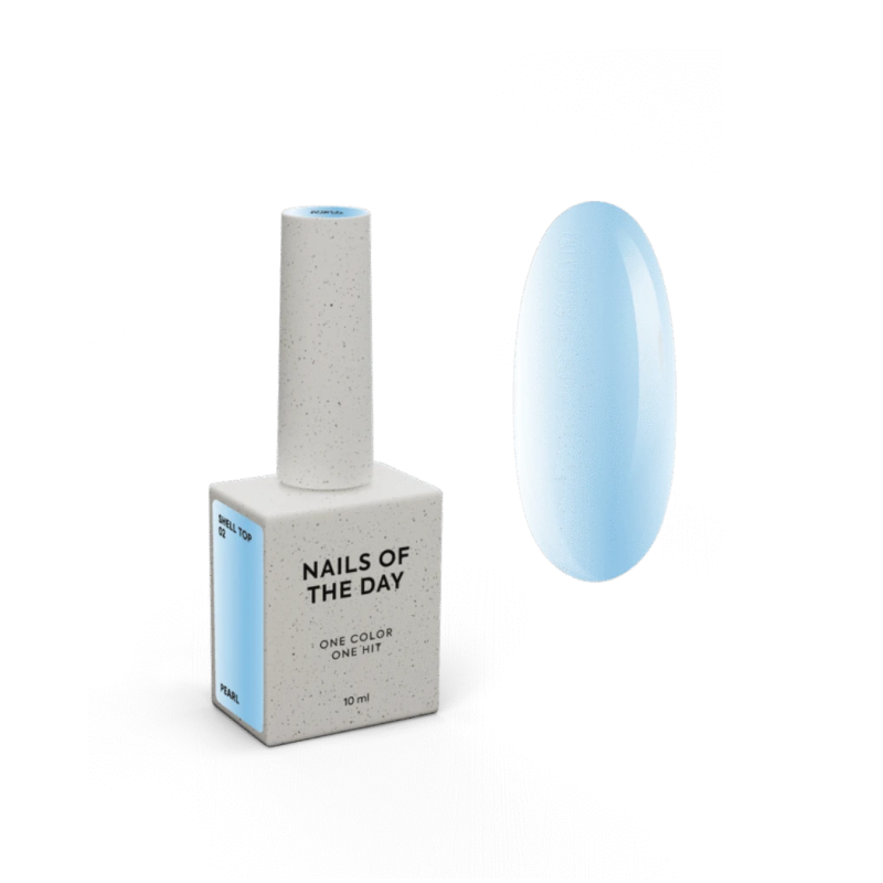 Top Shell 02 Nailsoftheday, sin capa adhesiva, 10 ml