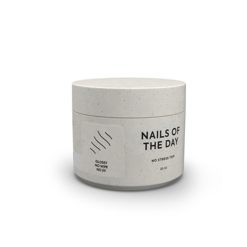 Top No Stress NAILS OF THE DAY, sin capa pegajosa y sin filtros UV, 30 ml
