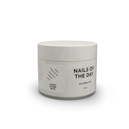 Top No Stress NAILS OF THE DAY, sin capa pegajosa y sin filtros UV, 30 ml