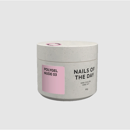 Polygel Nude 03 NAILSHOFTHEDAY, 30 ml