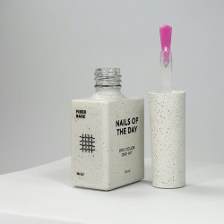 Fiber Base NAILS OF THE DAY, transparente con fibras de nylon, 30ml