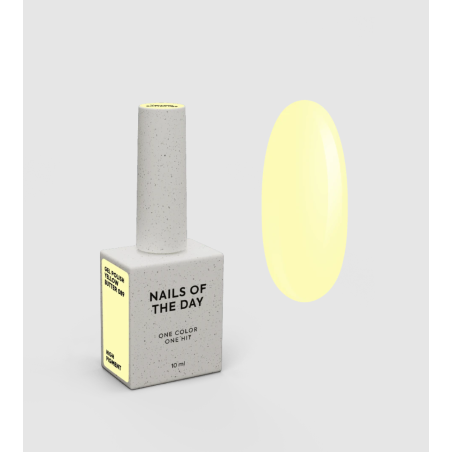 Esmalte Semipermanente Let's special Yellow Butter NAILSOFTHEDAY, amarillo claro, 10ml