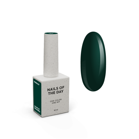 Esmalte Semipermanente Let's special Everroot  NAILSOFTHEDAY, Verde oscuro, 10ml