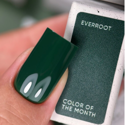 Esmalte Semipermanente Let's special Everroot  NAILSOFTHEDAY, Verde oscuro, 10ml