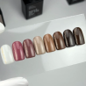 Esmalte semipermanenete Let's special Petit Four 040 Nailsoftheday, color marrón oscuro, 10ml