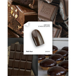 Esmalte semipermanenete Let's special Petit Four Nailsoftheday, color marrón oscuro, 10ml