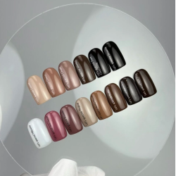 Esmalte semipermanenete Let's special Truffle 014 Nailsoftheday, color caramelo oscuro, 10ml