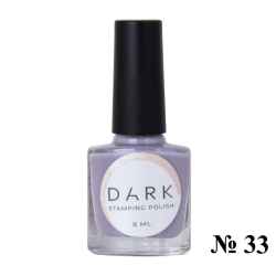Esmalte Stamping Dark 33, Lila Grisáceo, 8ml