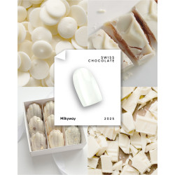 Esmalte semipermanenete Let's special Milkyway Nailsoftheday, color blanco lechoso, 10ml