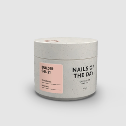 Builder Gel 21 NAILSOFTHEDAY, gel constructor nude cálido, 30 ml