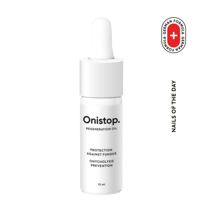 OniStop NAILS OF THE DAY, aceite regenerador para uñas con onicolisis, 15ml