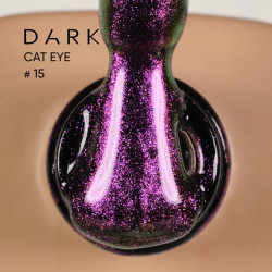 Esmalte Semipermanente Ojo de gato 15  Dark, violeta, 6ml