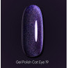 Esmalte Semipermanente Ojo de gato 19 Dark, azul violeta, 6ml