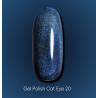 Esmalte Semipermanente Ojo de gato 20 Dark, azul turquesa, 6ml