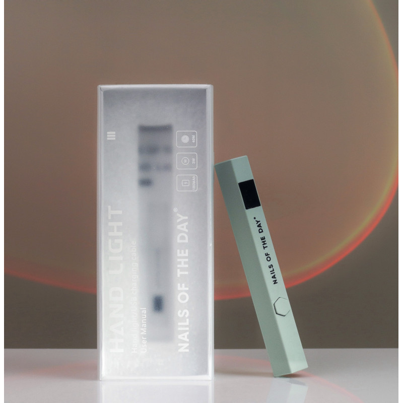 Lámpara Linterna LED NAILSOFTHEDAY, 3W, VERDE