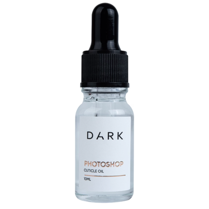 Aceite seco de cutículas con brillo PHOTOSHOP Cuticle oil DARK, 10ml